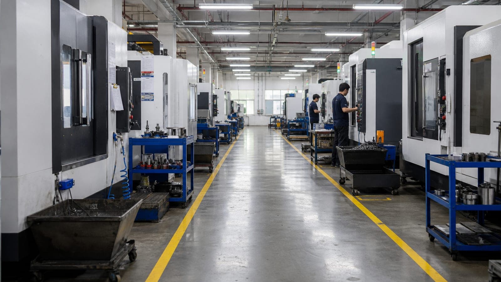 OrangeSea CNC manufacturing facility in Shenzhen China